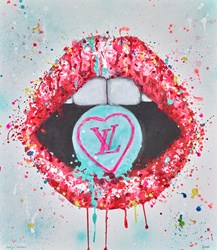 Hard to Swollow by Stephen Graham - Original on Paper sized 22x26 inches. Available from Whitewall Galleries